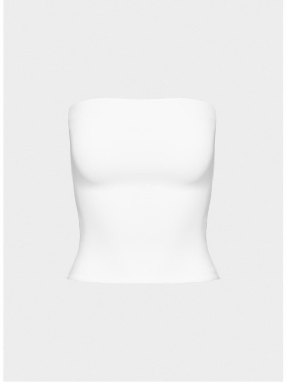 Banana Republic Factory Strapless Soft Stretch Top Factory in white, size small